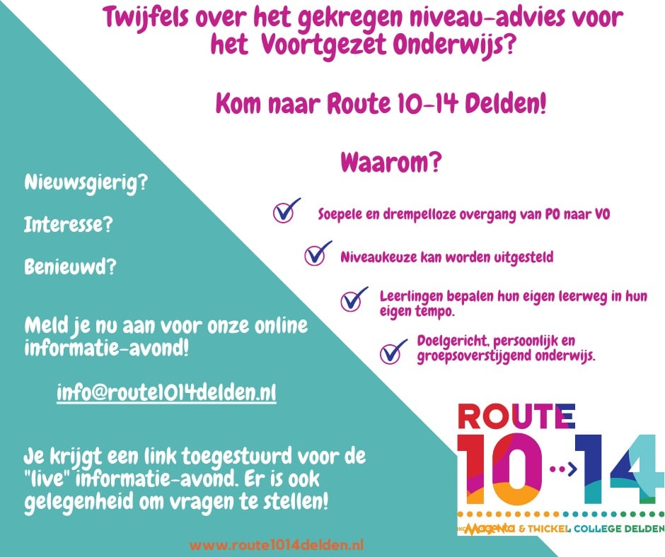 2021-02-18 - Informatieavond 4 maart Informatieavond 4 maart 2021